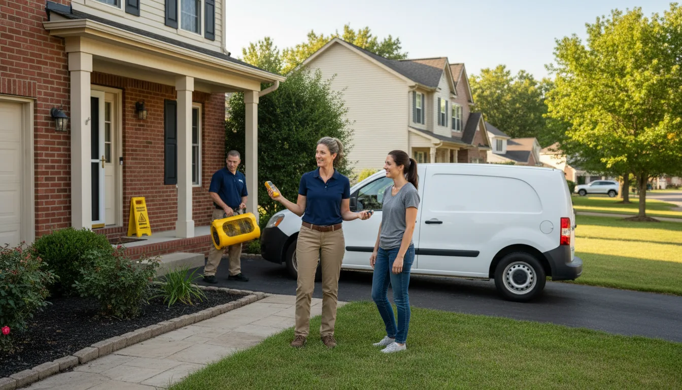 Water restoration image for Dehumidification And Cleanup Services in Red Springs, NC